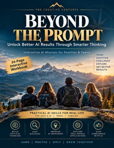 Beyond the Prompt interactive AI workbook cover