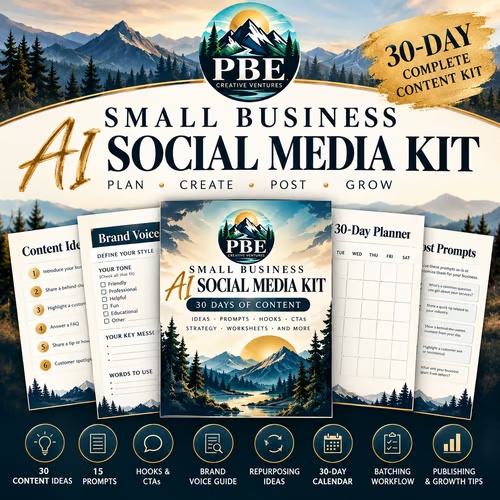 Small Business AI Social Media Kit cover